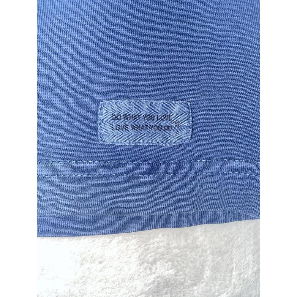 Life Is Good T Shirt M Work From Home Pants Optional S/S Dog XXL Blue Crew Neck - Picture 5 of 10